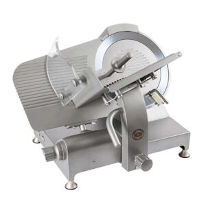 Affettatrice a Gravità Inox GSX 350 trasmissione a cinghia o ingranaggi CE