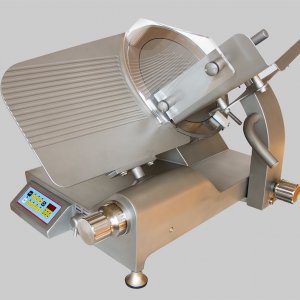 Affettatrice a Gravità Inox GSX 350 trasmissione ingranaggi SA CE con Affilatoio Separato in dotazione 1